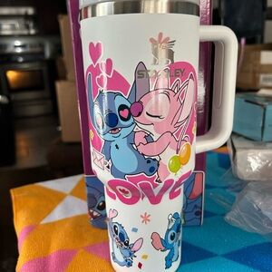 Stanley White Mug with Cartoon Characters